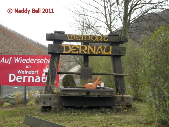 You can't escape the wine production in Dernau