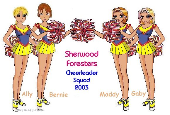 Britney decided they should start a cheer squad!